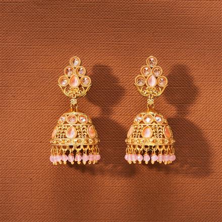 Antique Jhumki With Gold Plating