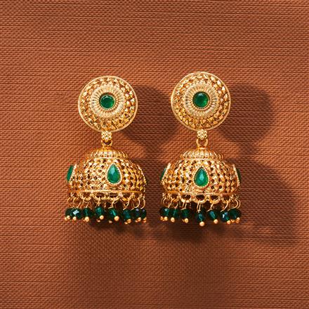 Antique Jhumki With Gold Plating