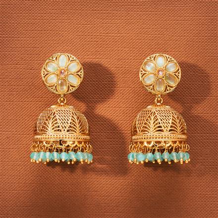 Antique Jhumki With Gold Plating