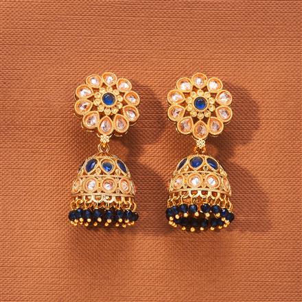 Antique Jhumki With Gold Plating