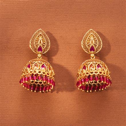 Antique Jhumki With Gold Plating