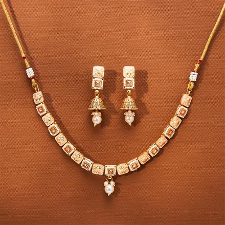 Antique Meenakari Necklace With Gold Plating