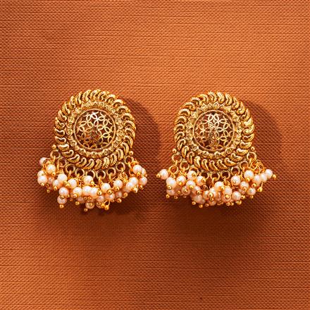 Antique Pearl Tops With Gold Plating