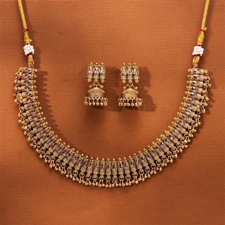 Antique Classic Necklace With Gold Plating