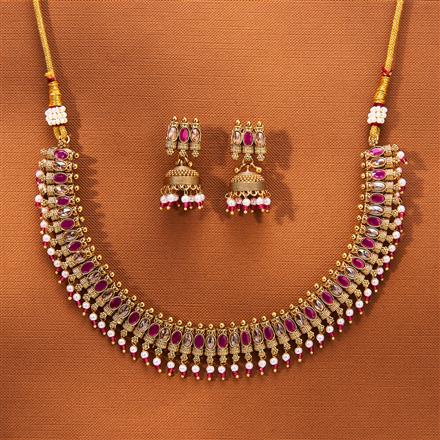 Antique Classic Necklace With Gold Plating