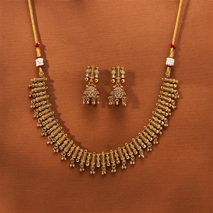 Antique Classic Necklace With Gold Plating