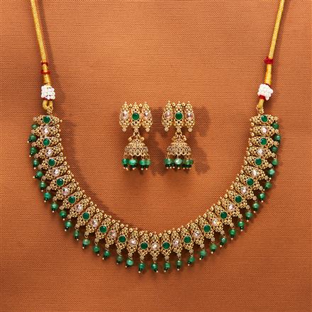 Antique Classic Necklace With Gold Plating