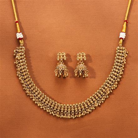 Antique Classic Necklace With Gold Plating