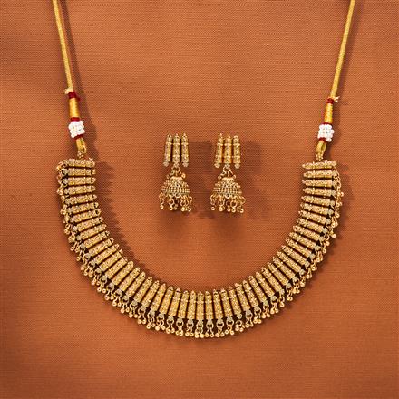 Antique Classic Necklace With Gold Plating