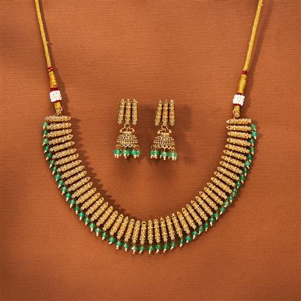 Antique Classic Necklace With Gold Plating