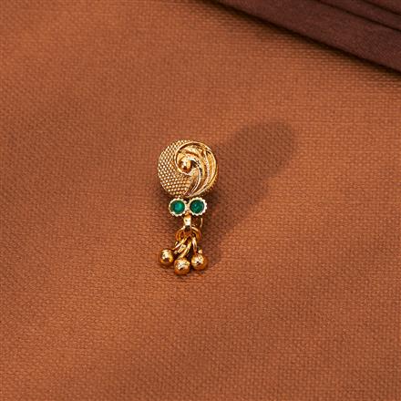 Antique Pressing Nose Ring With Gold Plating