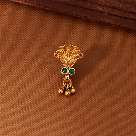 Antique Pressing Nose Ring With Gold Plating