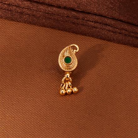 Antique Pressing Nose Ring With Gold Plating