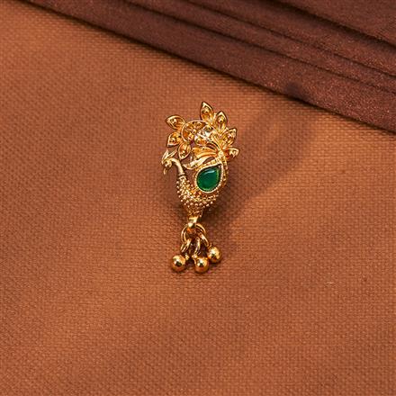 Antique Pressing Nose Ring With Gold Plating