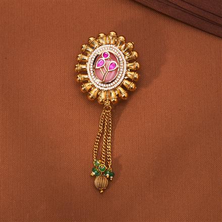 Antique Classic Brooch With Gold Plating