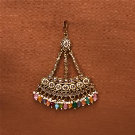 Antique Moti Pasa With Mehndi Plating