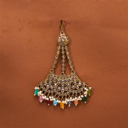 Antique Moti Pasa With Mehndi Plating