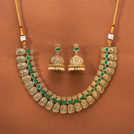 Antique Classic Necklace With Gold Plating