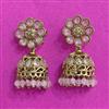 Antique Jhumki With Mehndi Plating