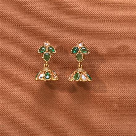 Antique Jhumki With Gold Plating