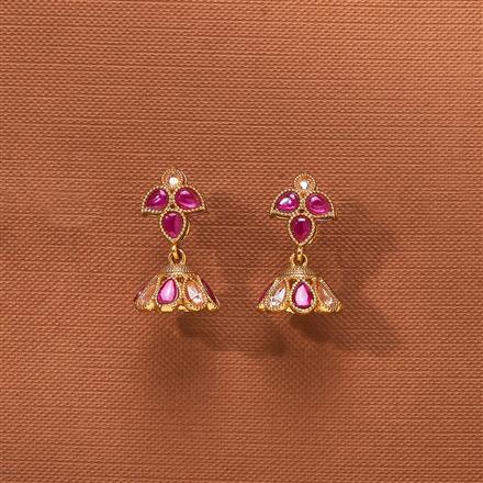 Antique Jhumki With Gold Plating