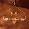Antique Choker Necklace With Gold Plating