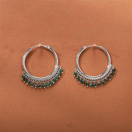 Antique Bali With Rhodium Plating