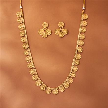 Antique Temple Necklace With Gold Plating