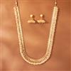 Antique Pearl Necklace With Gold Plating