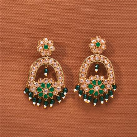 Antique Moti Earring With Gold Plating