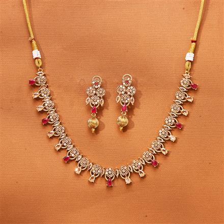 Antique Classic Necklace With Gold Plating