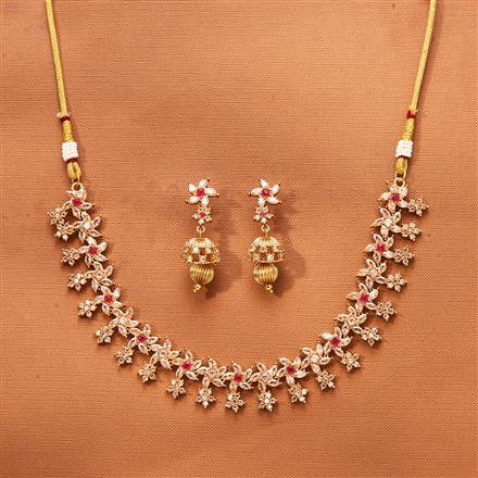 Antique Classic Necklace With Gold Plating