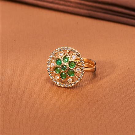 Antique Adjustable Ring With Gold Plating