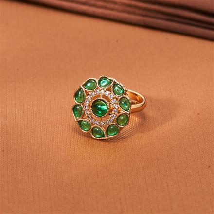 Antique Adjustable Ring With Gold Plating