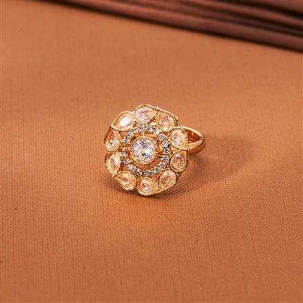 Antique Adjustable Ring With Gold Plating