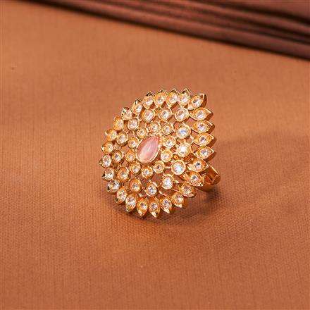 Antique Adjustable Ring With Gold Plating