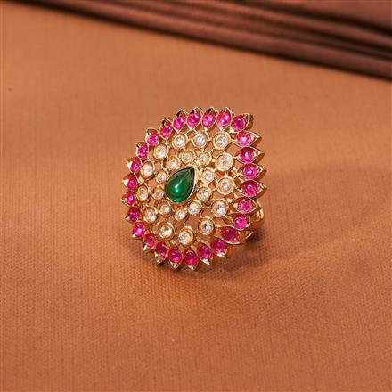 Antique Adjustable Ring With Gold Plating