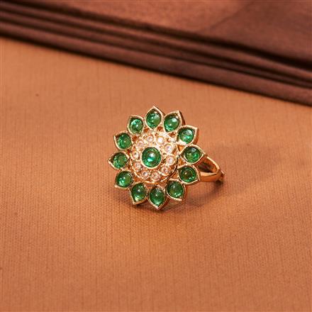 Antique Adjustable Ring With Gold Plating