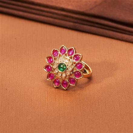 Antique Adjustable Ring With Gold Plating