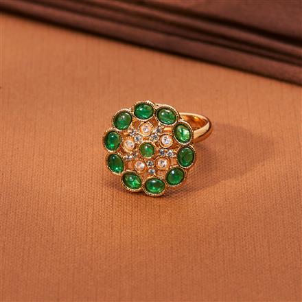 Antique Adjustable Ring With Gold Plating