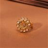 Antique Adjustable Ring With Gold Plating