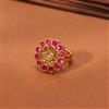 Antique Adjustable Ring With Gold Plating