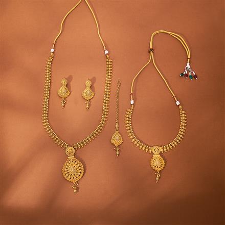 Antique Combo Necklace Set With Gold Plating