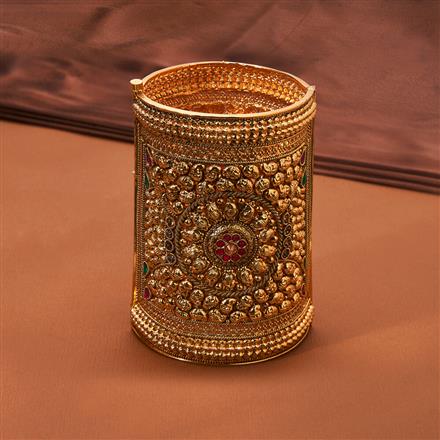 Antique 1 Pc Openable Bangles With Gold Plating