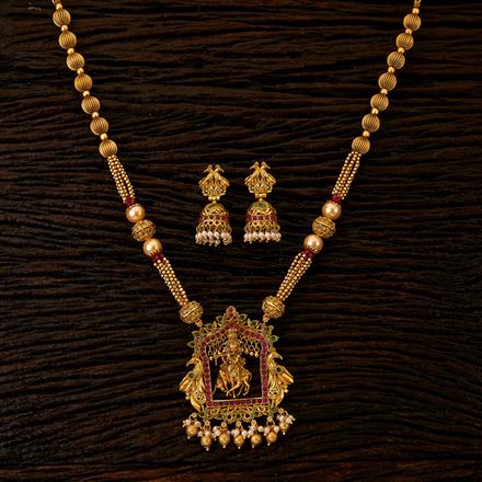 Antique Temple Pendant set with gold plating