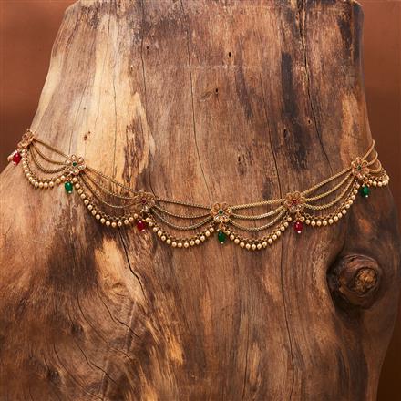 Antique Pearl Belt With Gold Plating