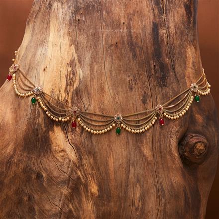 Antique Moti Belt With Gold Plating