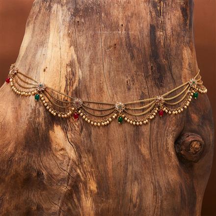 Antique Pearl Belt With Gold Plating