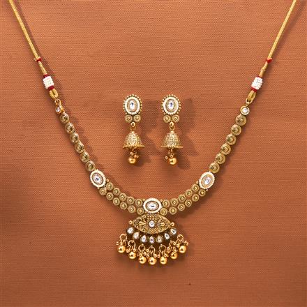 Antique Classic Necklace With Gold Plating