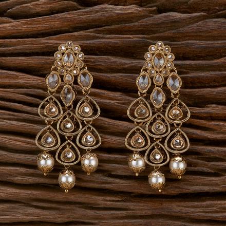 Antique Classic Earring With Mehndi Plating